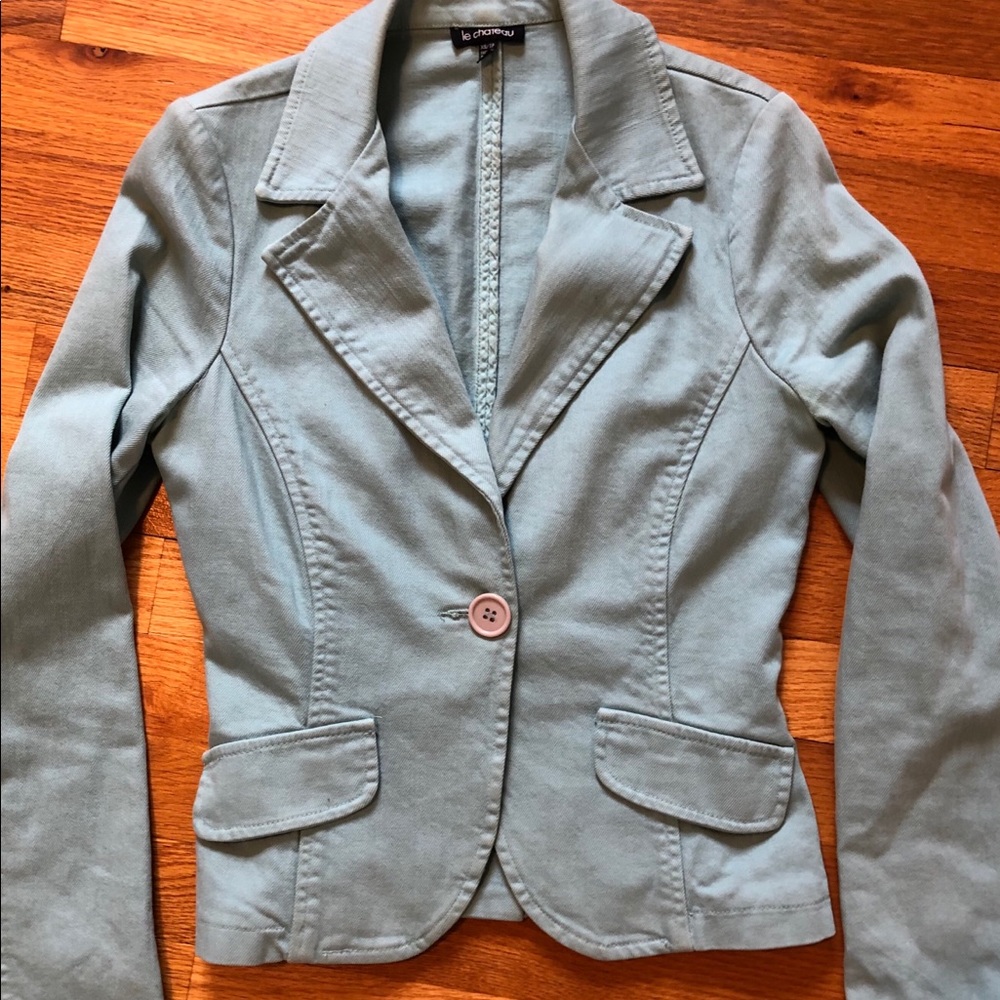 Le Chateau jean-like blazer, XXS